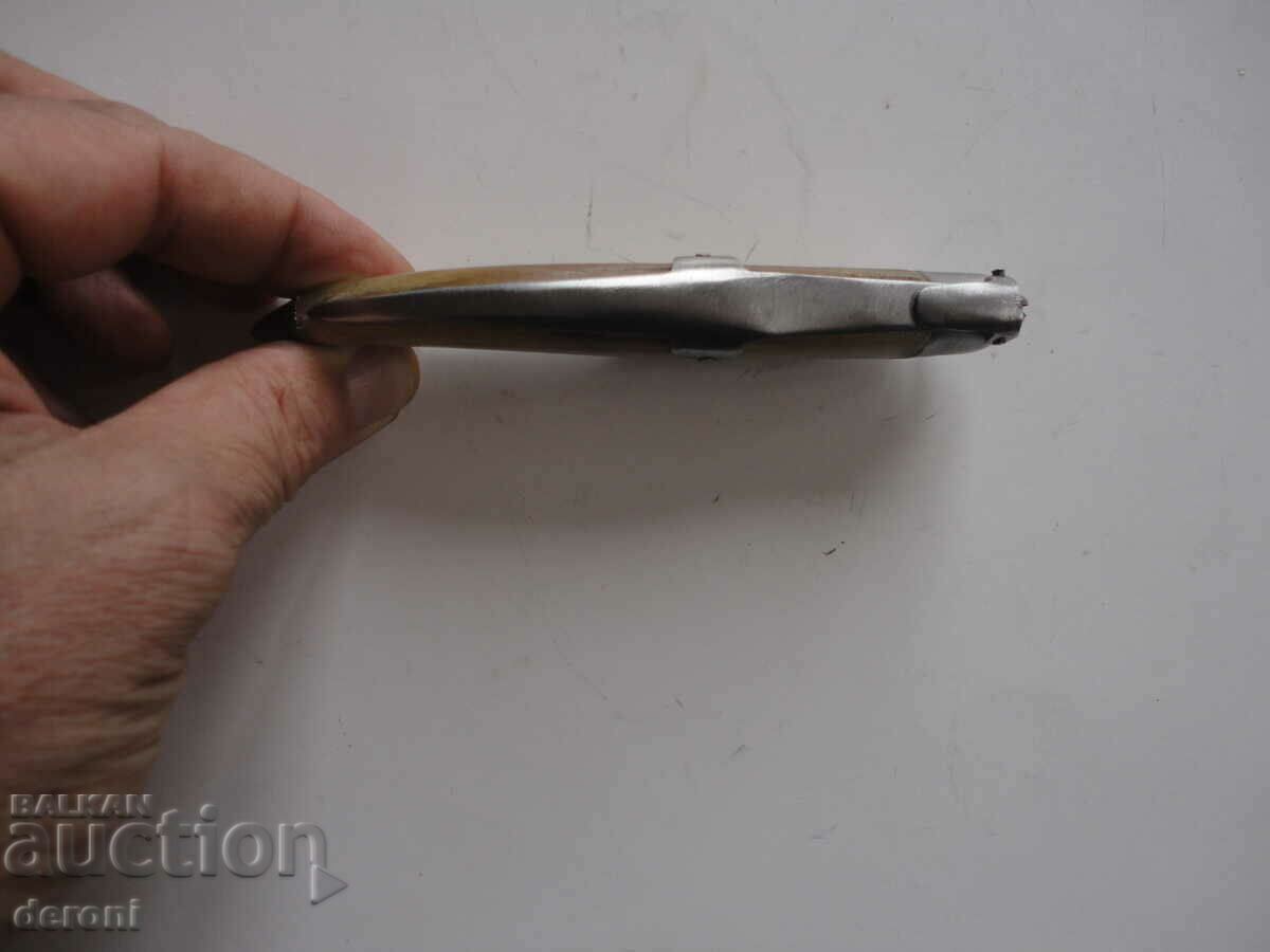 Spanish Navajo Galvan Buffalo Horn Knife - 7 Spanish Navajo Galvan Buffalo Horn Knife - 7