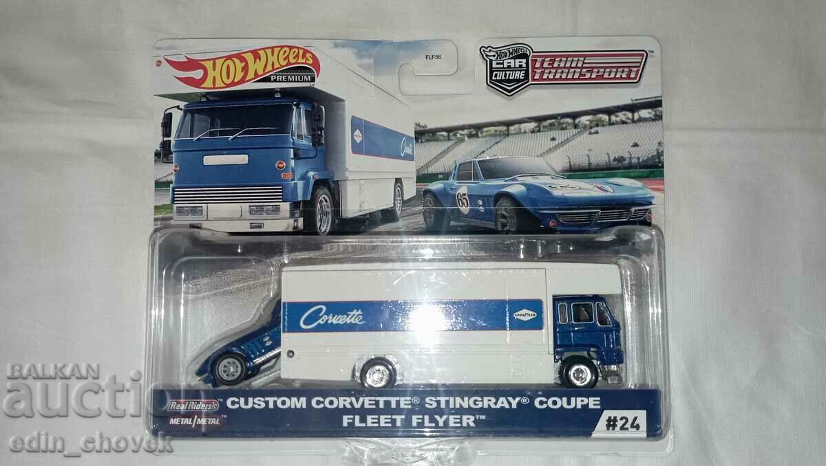 HotWheels Team Transport #24 Corvette Stingray. New