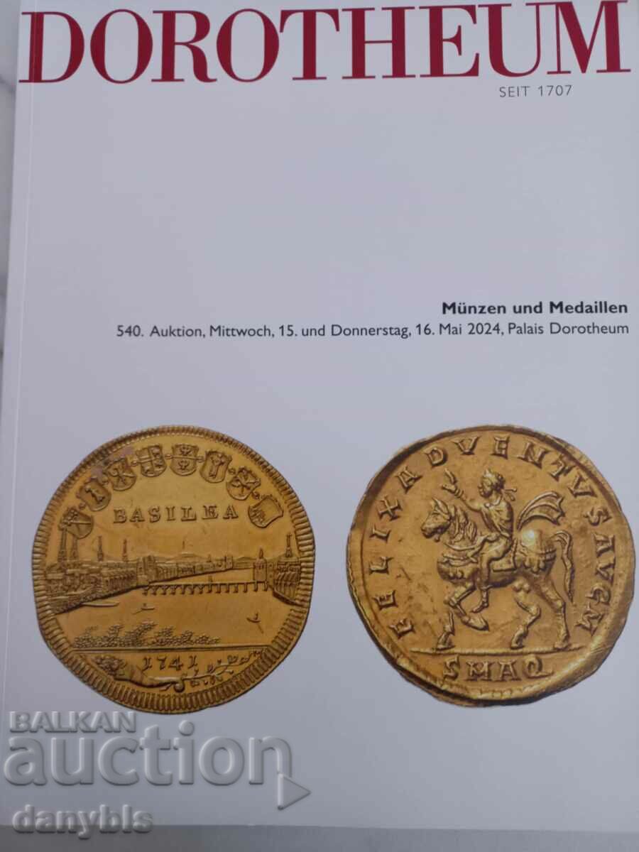 Numismatics - Auction catalog for coins, medals and banknotes