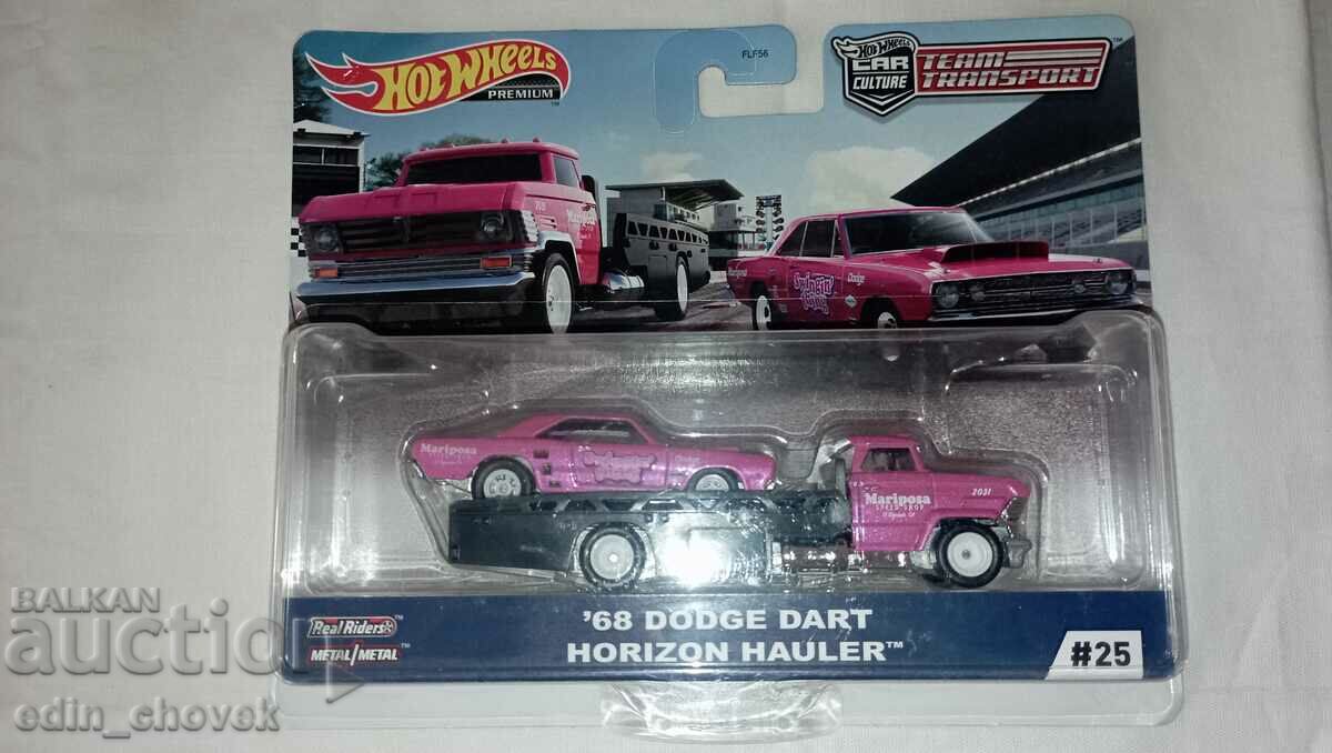 HotWheels Team Transport №25 Dodge Dart Horizon Hauler. Нов