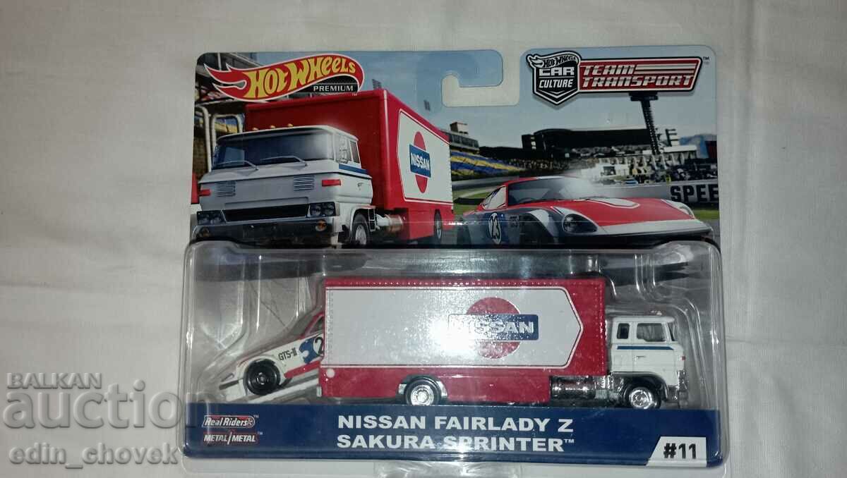 HotWheels Team Transport #11 Nissan Fairlady Z Sakura . Νέος