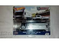 HotWheels Team Transport #21 Mercedes 300 SL Euro Hauler.Νέο