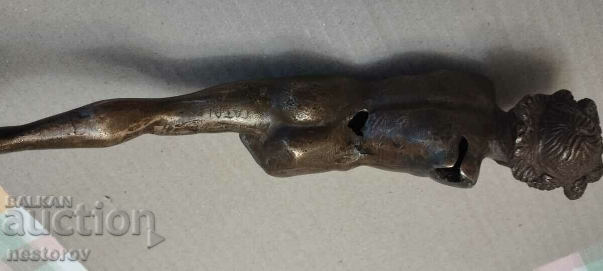 BRONZE PLASTIC IN ANTIQUE STYLE - 5 BRONZE PLASTIC IN ANTIQUE STYLE - 5