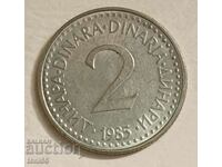 Iugoslavia - 2 Dinari 1985 UNC