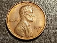 1972 1 cent US scrisoare D