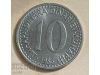 Iugoslavia - 10 dinari 1986 UNC