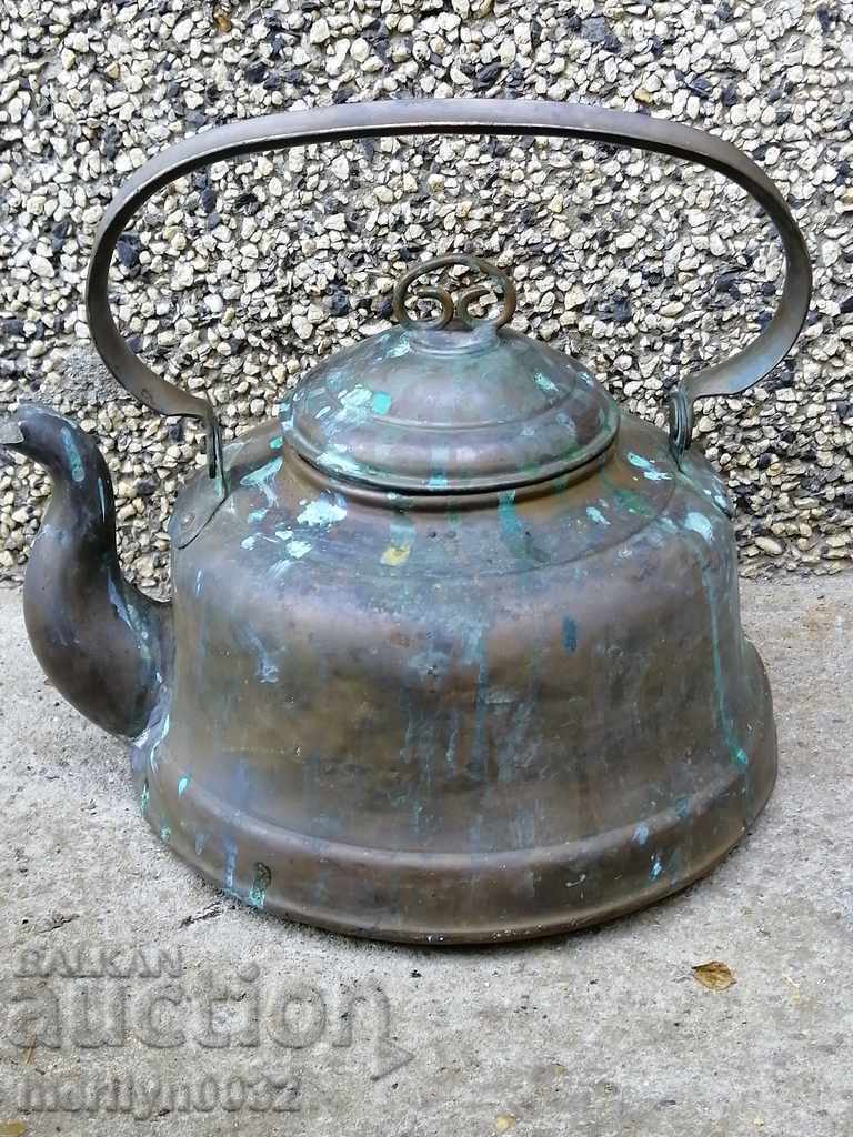 Auction Old copper teapot copper copper vessel samovar Auction Old copper teapot copper copper vessel samovar