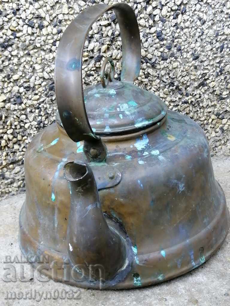Old copper teapot copper copper vessel samovar - 5 Old copper teapot copper copper vessel samovar - 5