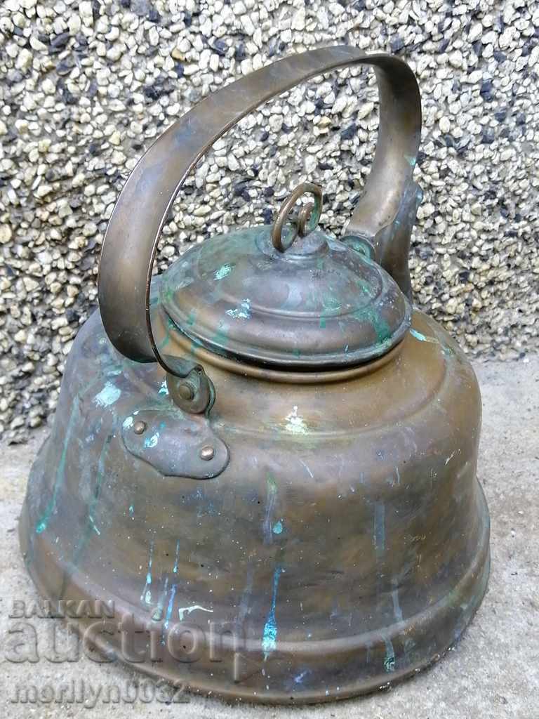 Old copper teapot copper copper vessel samovar - 6 Old copper teapot copper copper vessel samovar - 6