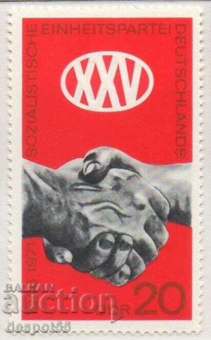 1971. GDR. 25th anniversary of SED.