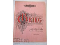 Partitura pian „GRIEG-Lyrische Stücke-Nr.3100a-Volume I”-214 pagini.