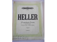 Partituri pentru pian "HELLER-25 melodische Etüden-Opus 45"-60 pagini.