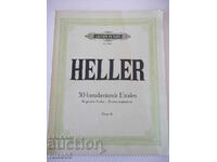 Sheet music for piano "HELLER- 30 fortschreitende Etüden-Opus 46"-64c