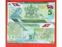 TRINIDAD AND TOBAGO 5 USD TRINIDAD 2020 2021 UNC POLYMER