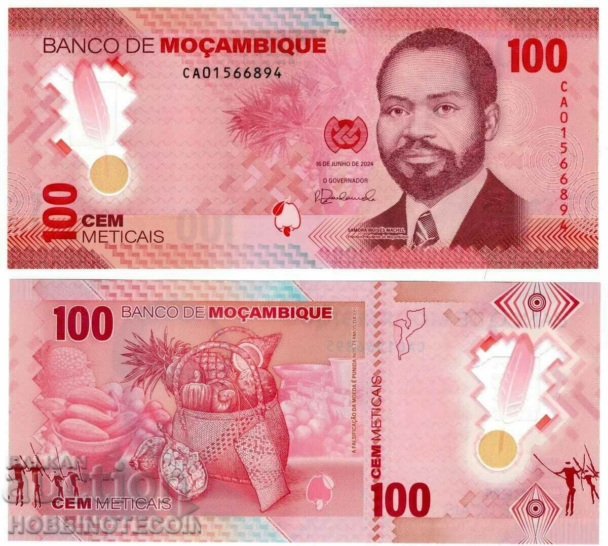 MOZAMBIC MOZAMBIC 100 Metical issue 2024 UNC POLIMER