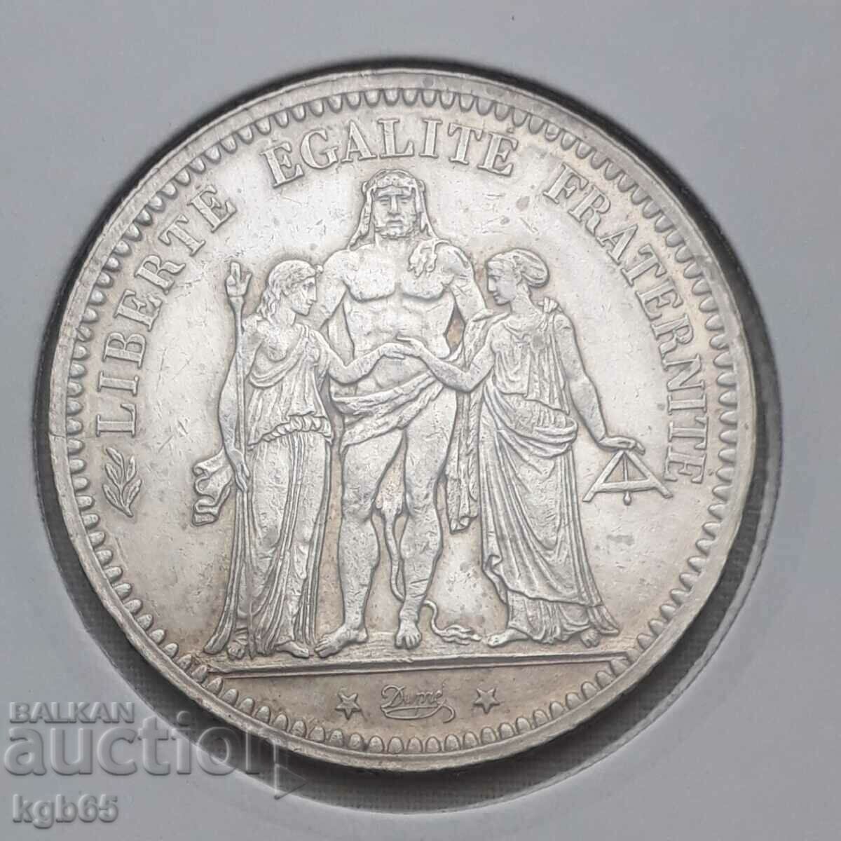 5 φράγκα 1873. Γαλλία.Σούπερ ποιότητα. με τιμή € 59.65 | 116.67 BGN