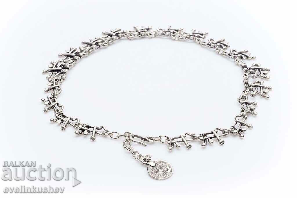 Auction  Silver plated necklace KN-0301001020