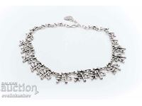 Silver plated necklace KN-0301001020