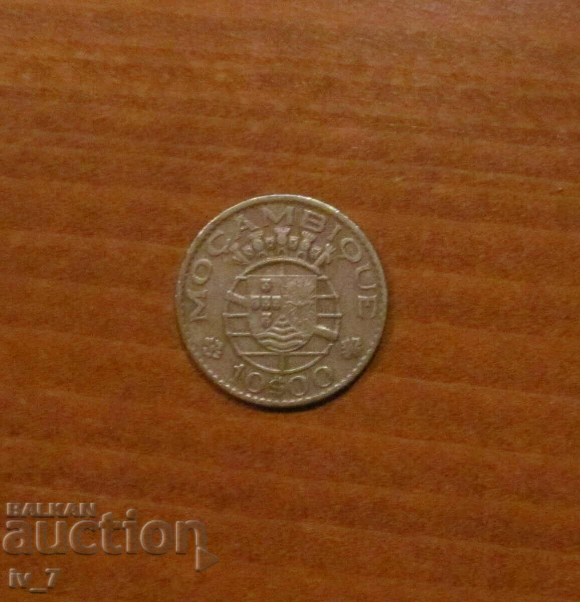 10 ESCUDOS 1974, Mozambique - Portuguese Colonial Empire with price 4.49 BGN | € 2.30 10 ESCUDOS 1974, Mozambique - Portuguese Colonial Empire with price 4.49 BGN | € 2.30