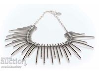 Silver plated necklace KN-0301001021