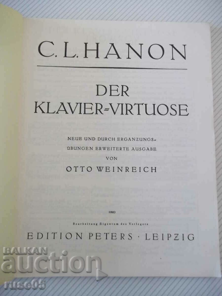 Piano sheet music "HANON-Der Klavier-Virtuose-Nr. 4615"-34 pages. with price 30.00 BGN | € 15.34
