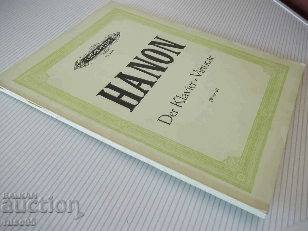 Piano sheet music "HANON-Der Klavier-Virtuose-Nr. 4615"-34 pages. - 7