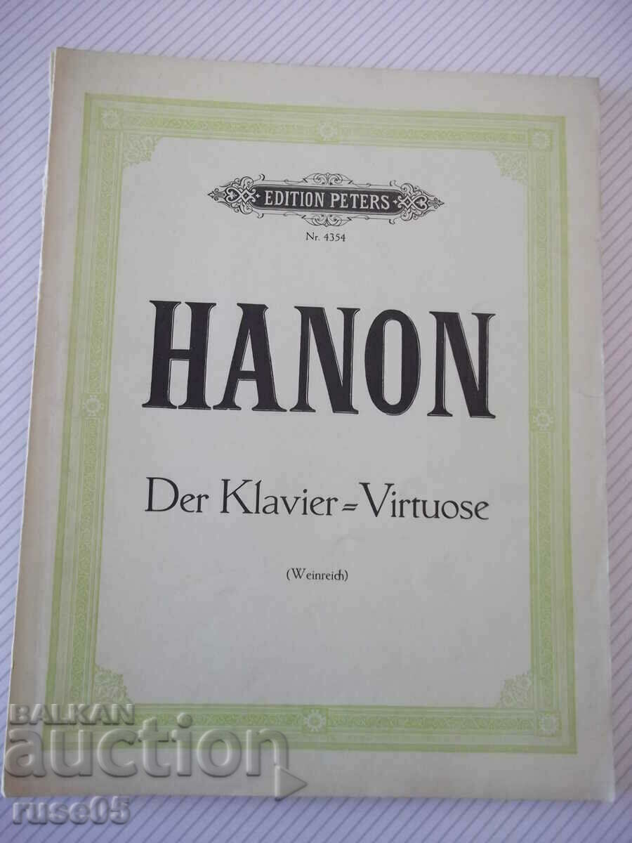 Ноти за пиано "HANON-Der Klavier-Virtuose-Nr. 4615"-34 стр.