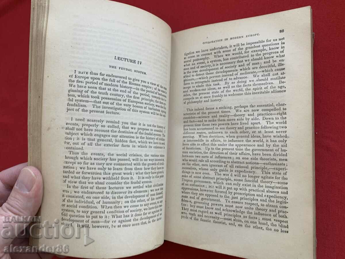 Обща история на цивилизацията в Европа 1884 г. с цена 10.00 лв. | € 5.11 Обща история на цивилизацията в Европа 1884 г. с цена 10.00 лв. | € 5.11
