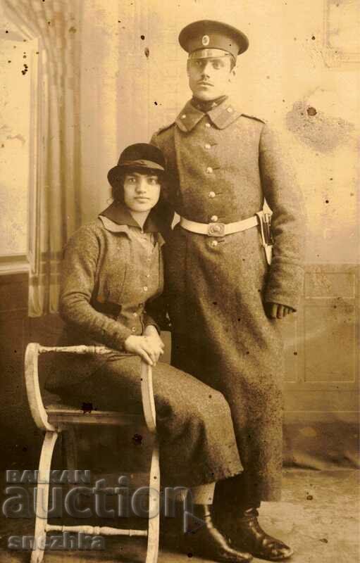 Old photo, military, Sofia, 1915.