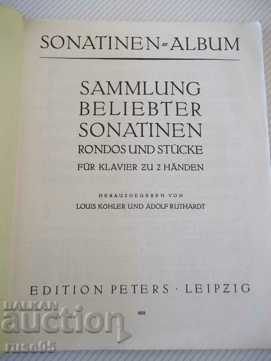 Sheet music for piano "SONATINEN ALBUM-Band I--Nr. 1233a" - 128 pages. with price 20.00 BGN | € 10.23 Sheet music for piano "SONATINEN ALBUM-Band I--Nr. 1233a" - 128 pages. with price 20.00 BGN | € 10.23