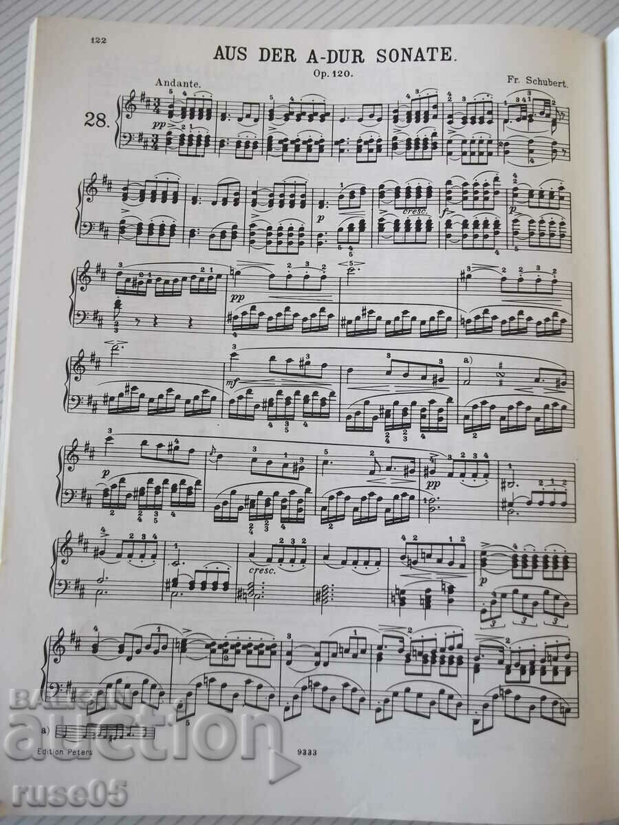 Sheet music for piano "SONATINEN ALBUM-Band I--Nr. 1233a" - 128 pages. - 6 Sheet music for piano "SONATINEN ALBUM-Band I--Nr. 1233a" - 128 pages. - 6