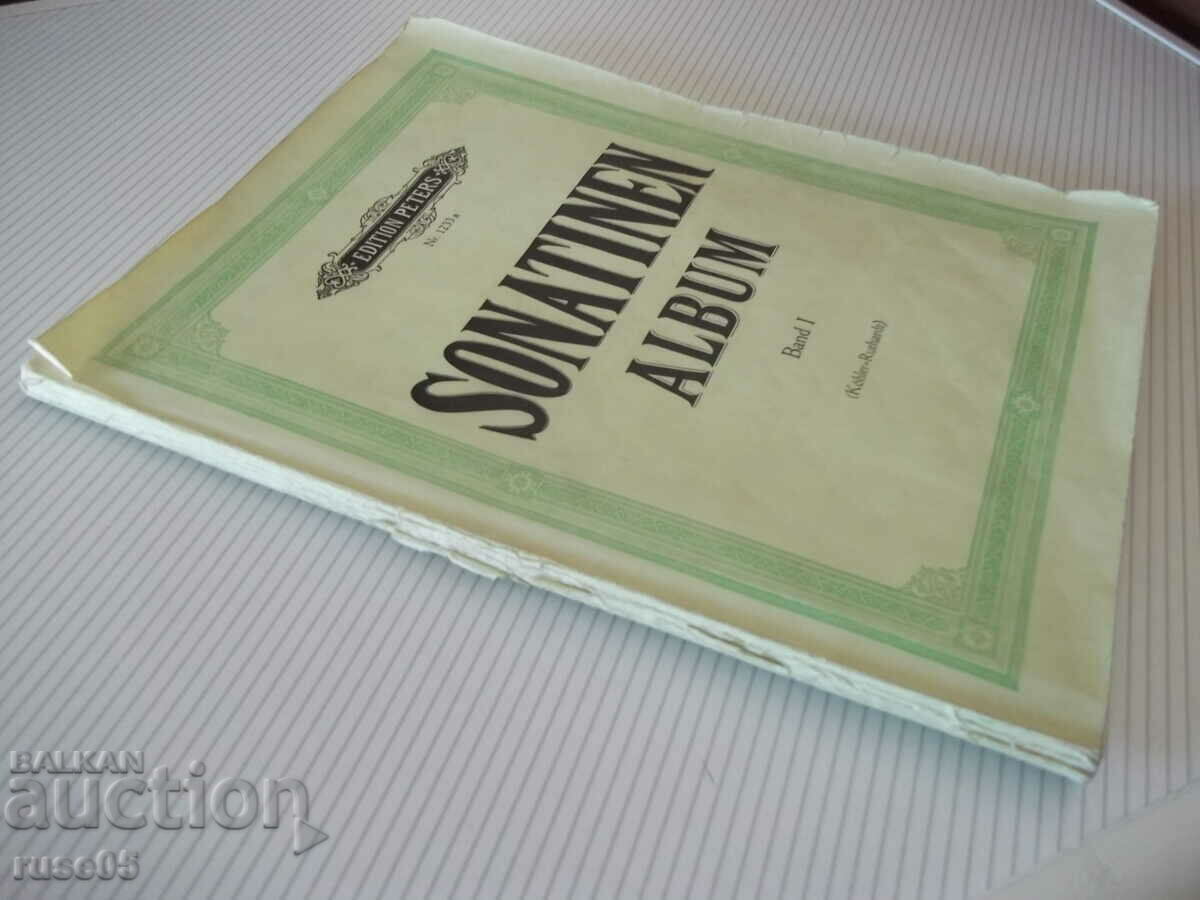 Sheet music for piano "SONATINEN ALBUM-Band I--Nr. 1233a" - 128 pages. - 7 Sheet music for piano "SONATINEN ALBUM-Band I--Nr. 1233a" - 128 pages. - 7