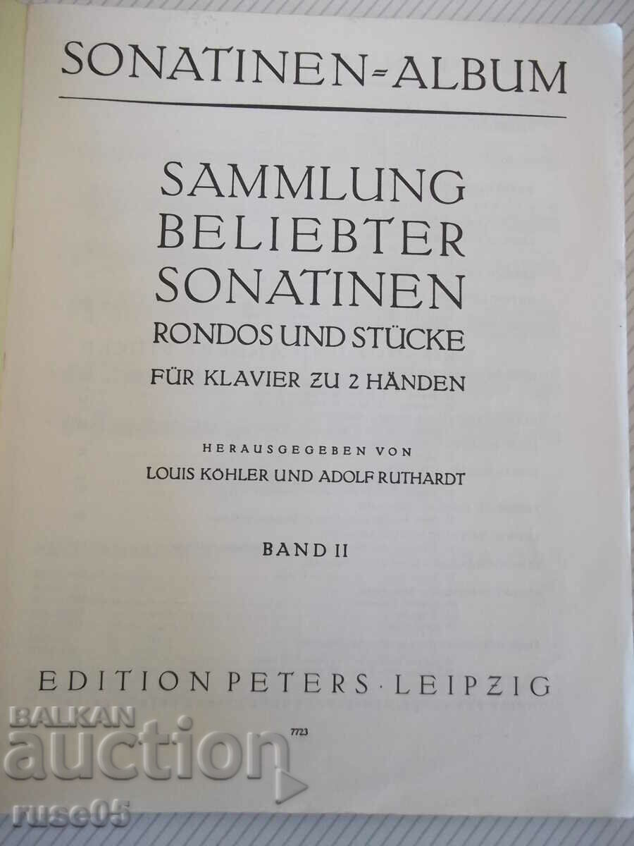Παρτιτούρες για πιάνο "SONATINEN ALBUM-BandII--Nr. 1233b" - 120 σελίδες. με τιμή 20.00 BGN | € 10.23
