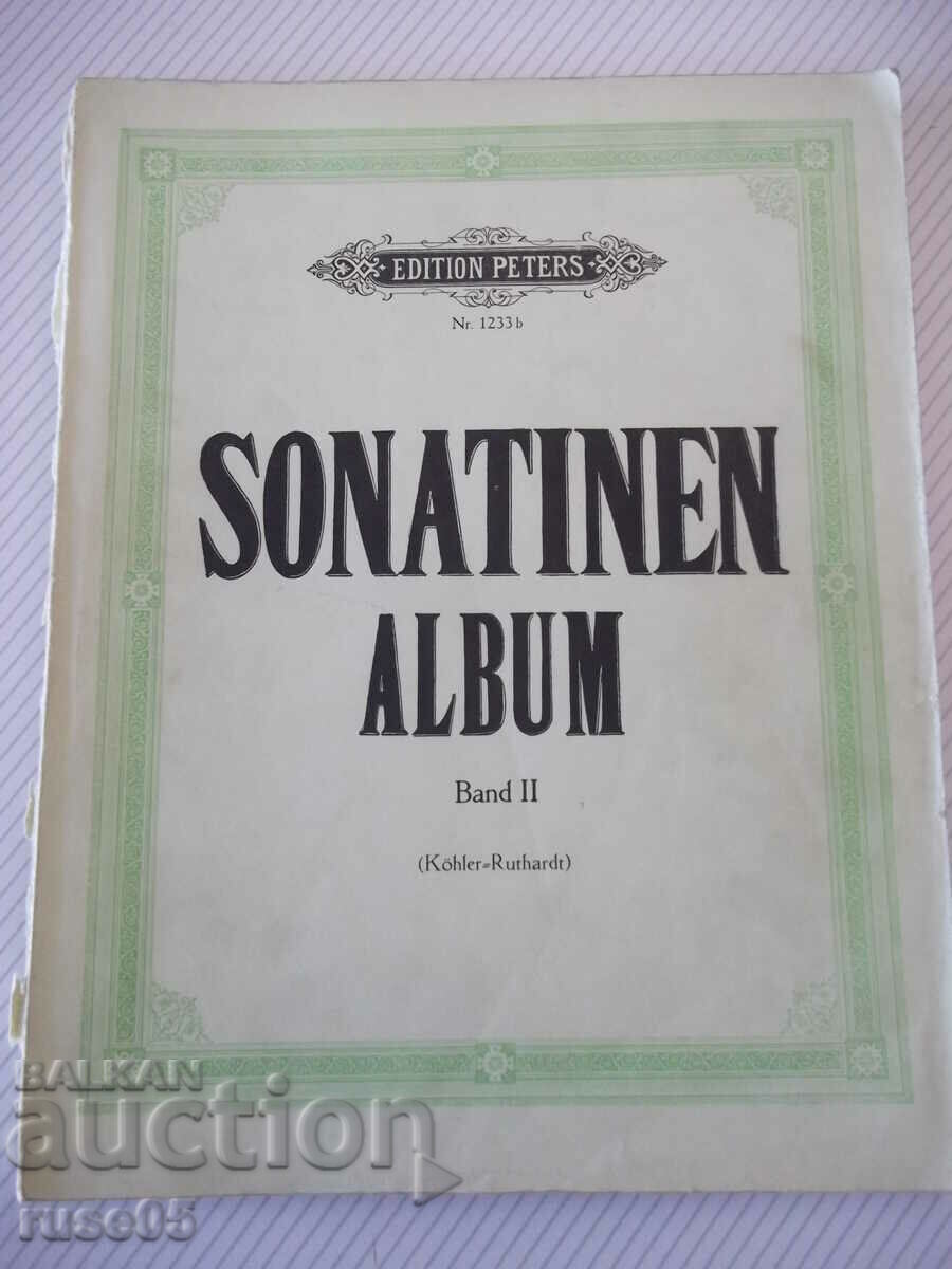 Partituri pentru pian "SONATINEN ALBUM-BandII--Nr. 1233b" - 120 pagini.