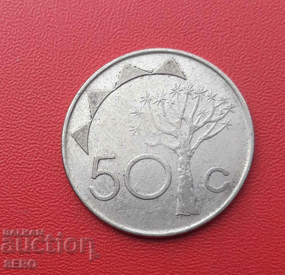 Namibia-50 cents 1993