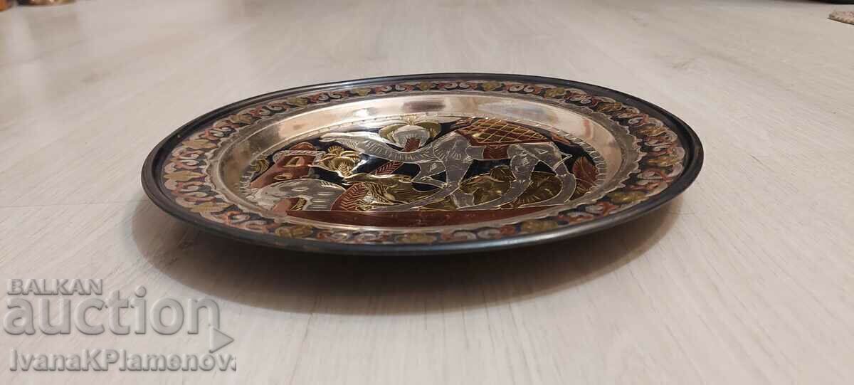 Auction  Copper panel 25 cm