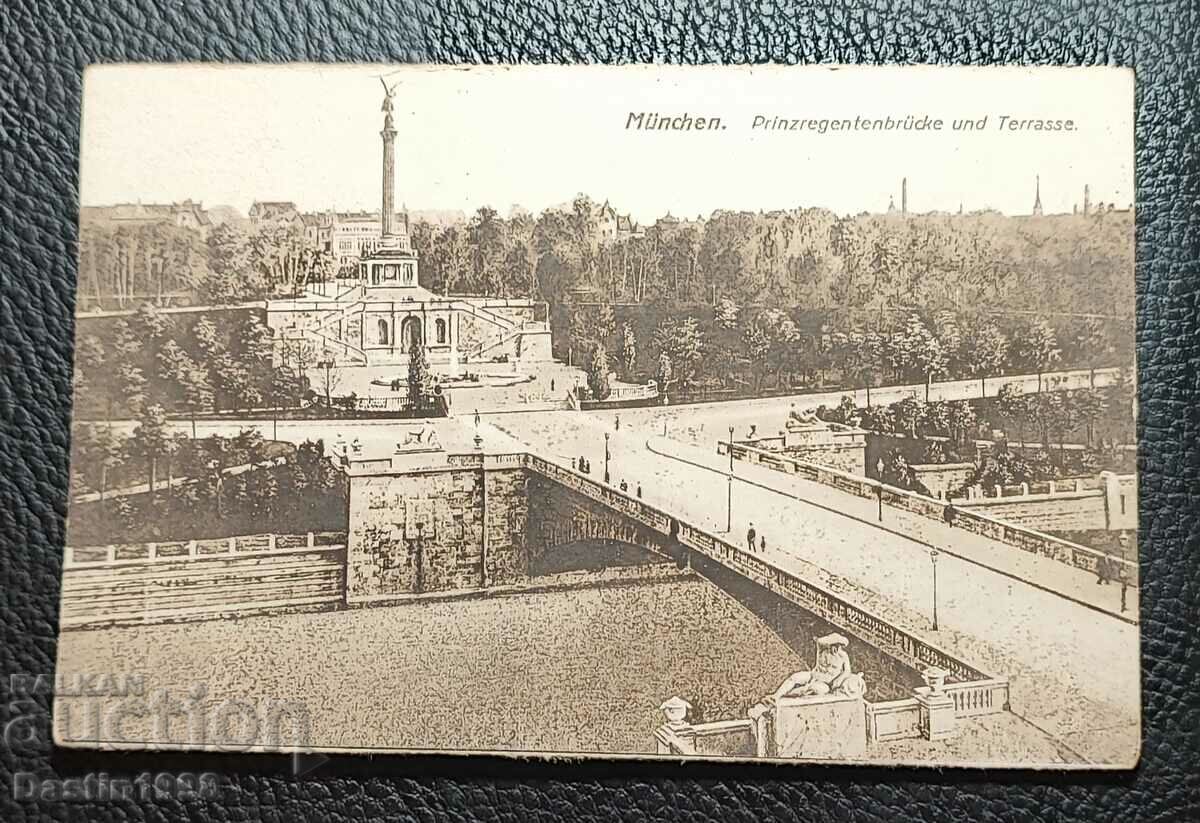 CARTE POșTALĂ REGALĂ TERESA MUNCH Luitpoldbrücke