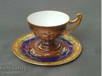 Old porcelain coffee cup/saucer