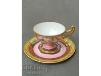 Old porcelain coffee cup/saucer