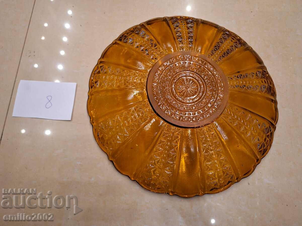 Auction Glass fruit bowl retro social 08 Auction Glass fruit bowl retro social 08