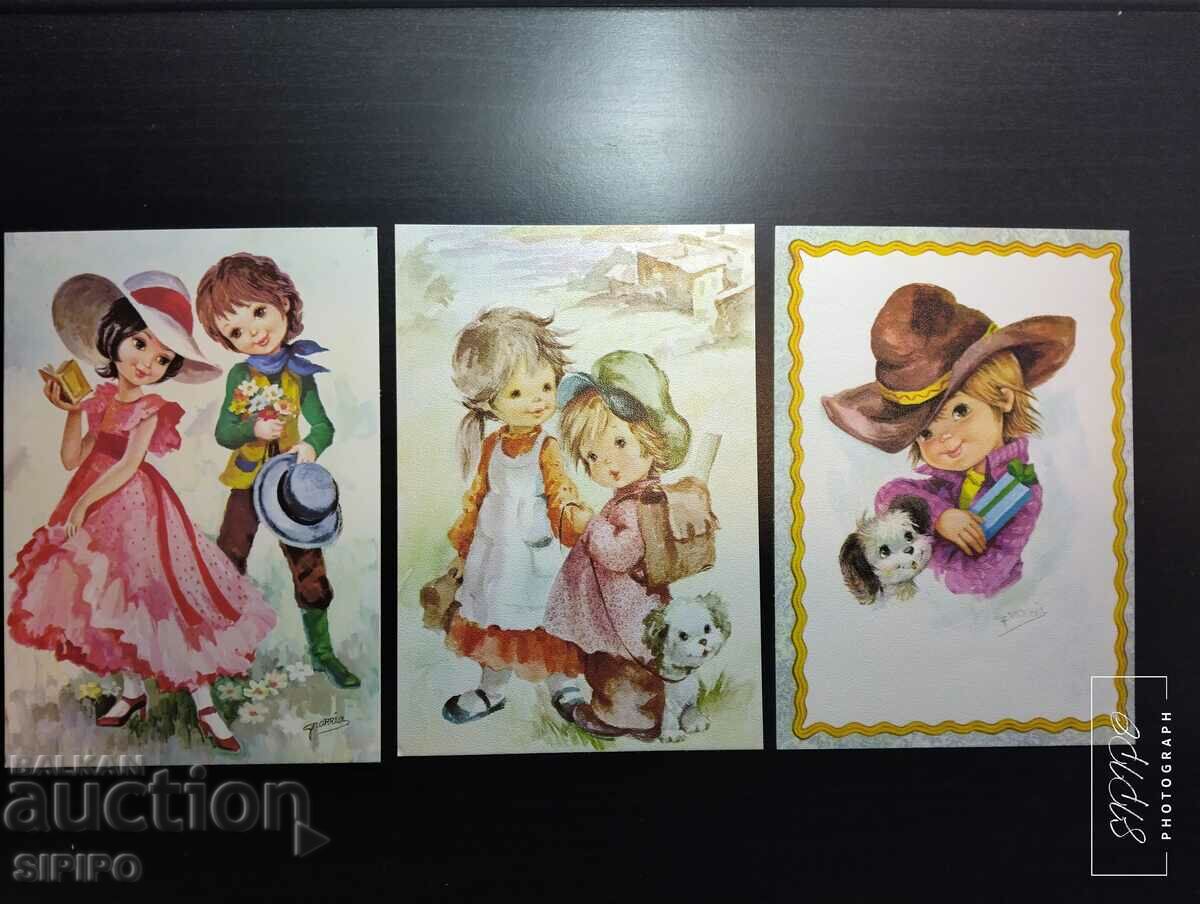 7 pcs. cards from Yugoslavia, Ljubljana 1970-75. Perfect.