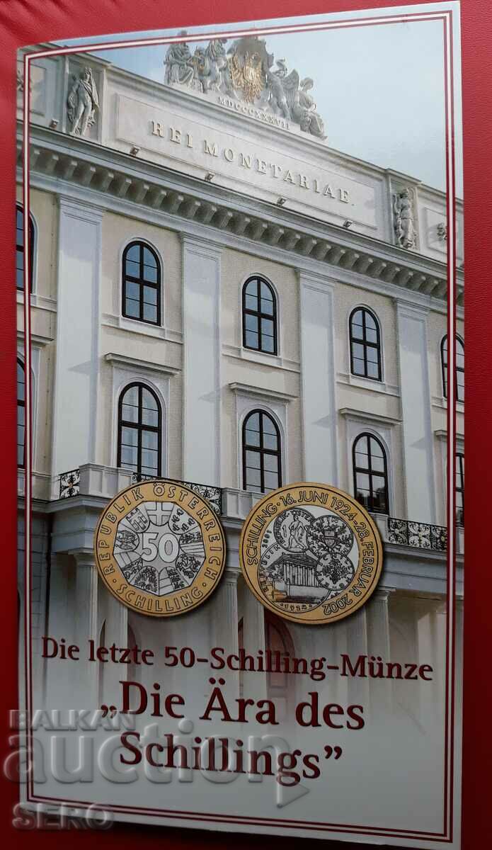 Austria-50 Schilling 2001-Sfârșitul Schillingului austriac