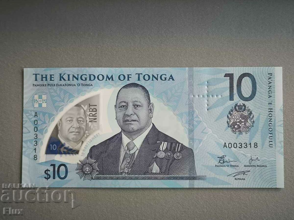 Banknote - Tonga - 10 Paanga UNC | 2023