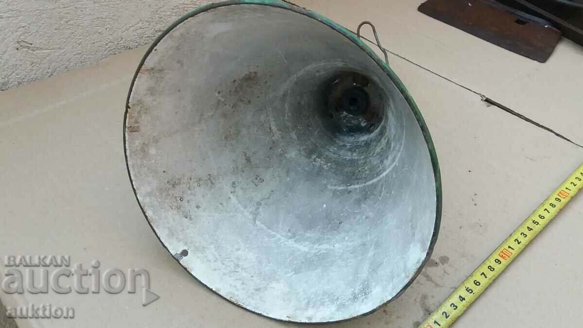 MASSIVE ENAMEL SOC. LAMP - 5 MASSIVE ENAMEL SOC. LAMP - 5