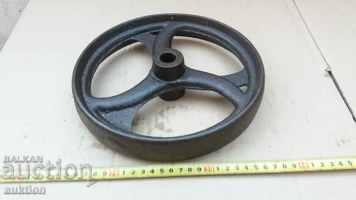 Delivery of MASSIVE MACHINE RAIL WHEEL - REVIVAL