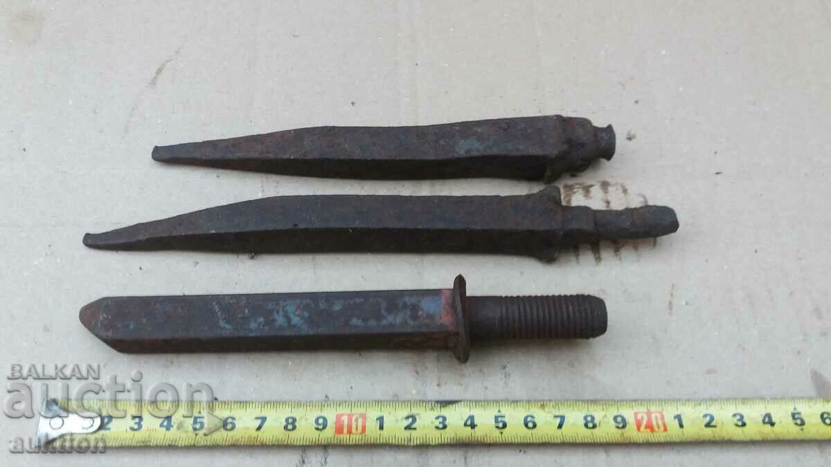 LOT OF 3 WEDGES, CUTTERS - 5