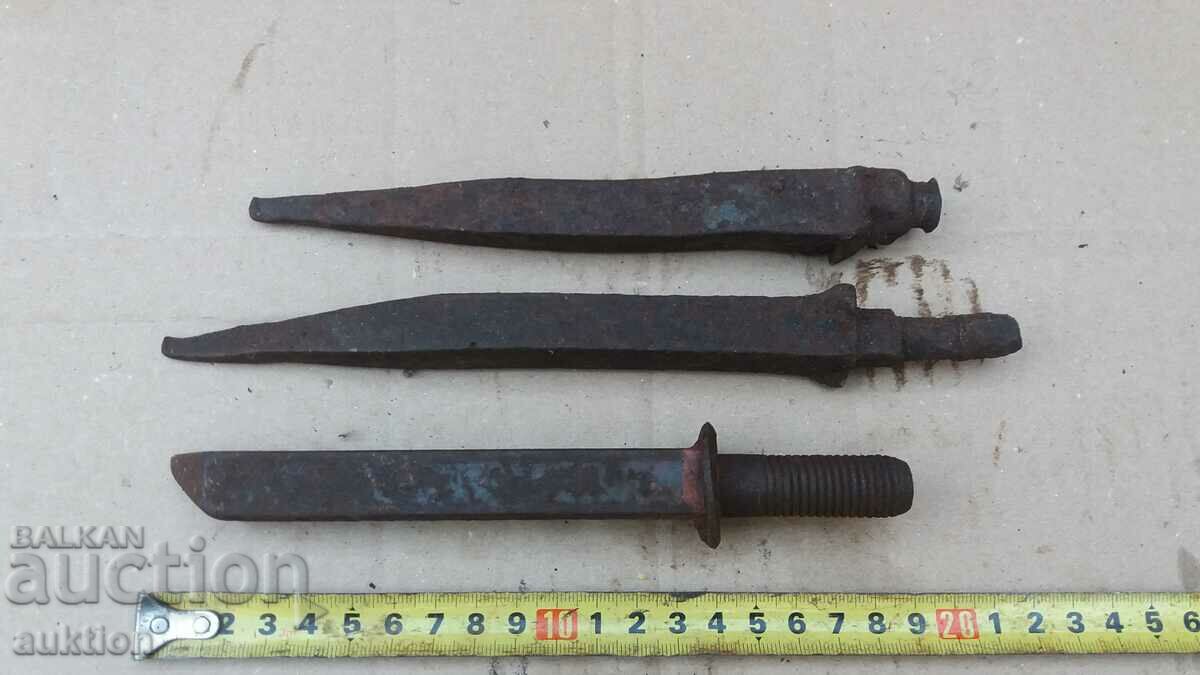 LOT OF 3 WEDGES, CUTTERS - 6