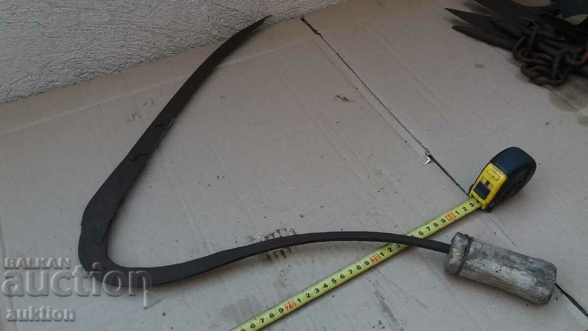 MASSIVE FORGED SICKLE - 7 MASSIVE FORGED SICKLE - 7