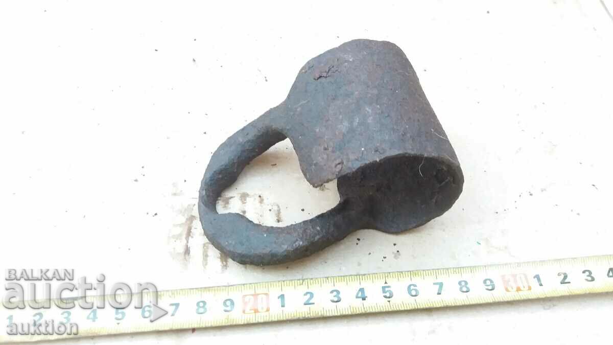 OLD WROUGHT IRON, LOCK - 5 OLD WROUGHT IRON, LOCK - 5