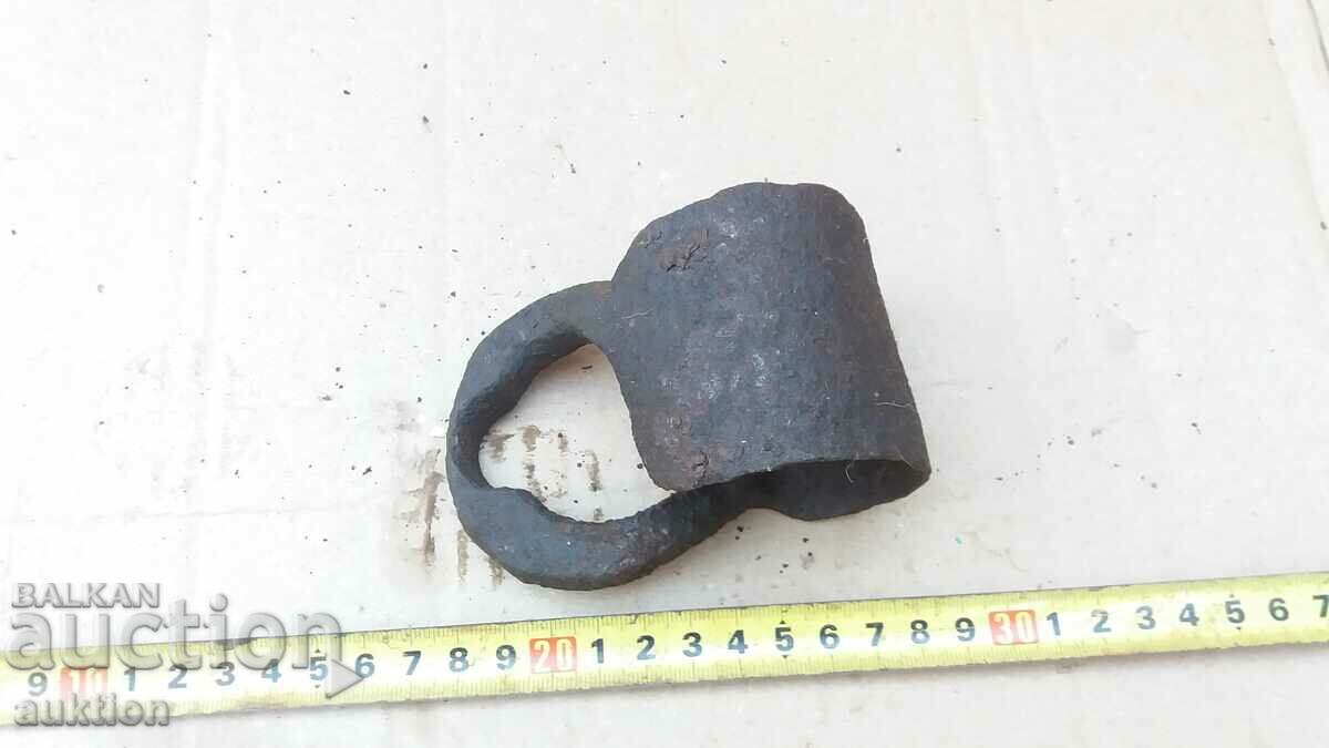 OLD WROUGHT IRON, LOCK - 6 OLD WROUGHT IRON, LOCK - 6